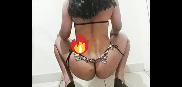  Morena rabuda querendo dar